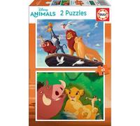 Educa Borrás - El Rey León Pack Puzzles 2x48 Piezas