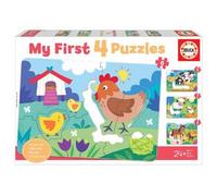 Educa Borrás - Mamás y bebés - My first 4 puzzles