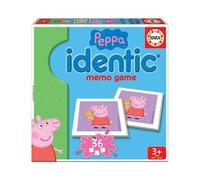 Educa - Identic Peppa Pig, Juego Educativo para Bebés a Partir de 3 años, Juego de agudeza Visual y memora con 36 Cartas para Formar Parejas (16227)