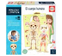 Educa Borras Puzzle El Cuerpo Humano para Niños de 4 a 7 Años con 98 Piezas