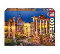 Educa Borrás Puzzle Foro Romano – 2000 piezas, a partir de 14 años, incluye pegamento Fix