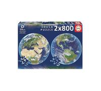 Educa Borrás Puzzles 2x800 piezas Planeta Tierra. default Variante única