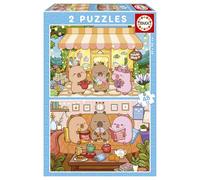 Educa - Capyfun | Set de 2 Puzzles Infantiles con 48 Piezas | Recomendados a Partir de 4 5 6 años (20482)