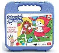 Educa - Colouring Activities: La Caperucita Roja Puzzle para Colorear, Multicolor (18210)