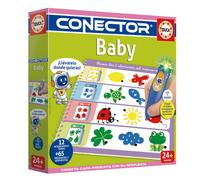 Educa Borrás – Juego educativo Conector Baby – 65+ preguntas, 12 temas, luz y sonido (20087)