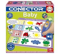 Educa - Conector Baby | Juego Educativo con más de 65 Preguntas y respuestas. 12 Temas Diferentes en Formato Libro y lápiz con luz y Sonido. Recomendado a Partir de 2 años (20394)