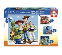 Educa Borrás Puzzles progresivos infantiles Pixar 12-16-20-25 piezas A partir de 3-4 años (19681)