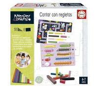 Educa - Contar con regletas | Regletas Cuisenaire, la Herramienta para Trabajar Contenido matemático y desarrollar Pensamiento lógico-matemático. A Partir de 5 6 7 años (20110)