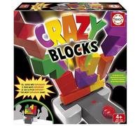 Educa - Crazy Blocks | El Juego de Bloques más Explosivo. Sé el más rápido colocando Bloques o saltarán por los Aires. Dos Niveles de dificultad. A Partir de 4 años (20089)