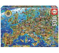 Educa crazy european map puzzle rompecabezas 500 pieza(s) mapas