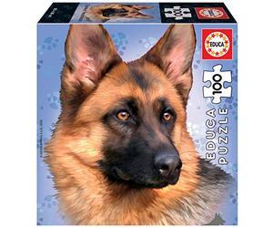Educa - Cube Puzzles de 100 Piezas, Puzzle Infantil German Shepherd, a Partir de 6 años (18799)