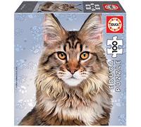 Educa - Cube Puzzles de 100 Piezas, Puzzle Infantil Maine Coon, a Partir de 6 años (18805)