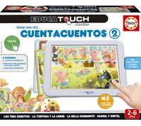 Educa Cuenta Cuentos 2 17952, Libro Interactivo para Niños a Partir de 2 Años con 4 Historias y 8 Actividades Didácticas