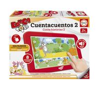 Educa - Cuentacuentos EducaTouch Junior 2 | Juguetes Niños 2 Años | Cuenta cuentos infantiles con voz y sonido, 4 cuentos y 8 actividades. Juguete educativo para niños desde 2 años.