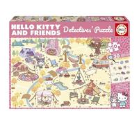 Educa - Detectives Hello Kitty | Puzzle Infantil con 150 Piezas | Móntalo y Busca los Objetos escondidos | Recomendado a Partir de 6 7 8 años (20512)
