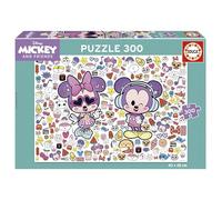 Educa - Disney Kawaii | Puzzle Infantil de 300 Piezas | Medidas: 40 x 28 cm | Recomendado a Partir de 6 7 8 años (20465)