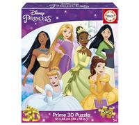 Puzzle 3D EDUCA 200 Piezas, Prime 3D Princesas Disney