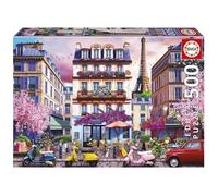 Educa - Puzzle Infantil de 500 Piezas | Distrito de Compras de París | Medidas: 48 x 34 cm | A Partir de 11 años (20548)