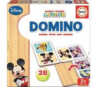 Educa - Dominó Mickey & Friends. Juego Infantil Dominó de Madera Mickey y Minnie. 28 Piezas. A Partir de 3 años (16037)