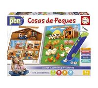 Educa - EducaPen Cosas de Peques | Juego Educativo Interactivo con Lápiz Óptico y Cuaderno de Actividades | Aprende Colores, Formas y Vocabulario | Niños 2 3 4 años (20321)