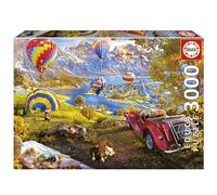 Puzzle EDUCA 3000 Piezas, El Valle De Los Globos Aerostáticos