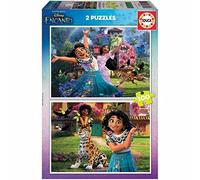 Educa - Encanto, Disney, 2 Puzzles de Cartón con 100 Piezas Cada uno, a Partir de 6 años, 2 Puzzles Infantil de cartón de Encanto compuestos por 100 Piezas Cada uno (19201)