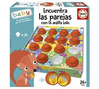 Educa - Encuentra Las Parejas con la Ardilla Lolo | Juego Educativo con 4 dinámicas para Encontrar Las Parejas para estimular la percepción Visual, atención y Memoria y Desarrollo cognitivo (19712).