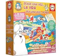Educa - Érase una Vez La Vida, Juego de Mesa Familiar Educativo con más de 500 Preguntas y respuestas sobre el Cuerpo Humano y 5 Temas, A Partir de 6 años (18510)