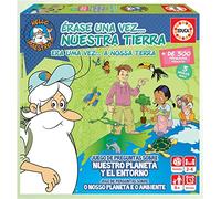 Educa - Érase una Vez Nuestra Tierra: Juego de Mesa Familiar Educativo con más de 300 Preguntas y respuestas sobre Nuestro Planeta y el Entorno. A Partir de 6 años (18858)
