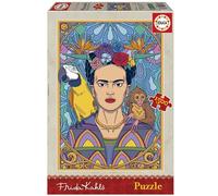 Educa Borrás Puzzle Frida Kahlo 1500 piezas 85x60 cm con Cola Fix – A partir de 14 años