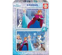 Educa - Frozen Set de 2 Puzzles Infantiles con 48 Piezas, Medida aproximada una