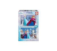 Educa - Frozen Set de 2 Puzzles Infantiles con 48 Piezas, Medida aproximada una