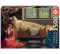 Educa - Genuine Puzzles, Puzzle 1.500 Piezas, La Bella Durmiente, John Collier (18464)