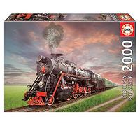 Educa - Genuine Puzzles, Puzzle 2.000 Piezas, Locomotora de Vapor (18503)