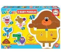 Educa - Hey Duggee, 5 Puzzles Progresivos de 3 a 5 Piezas. Puzzles Infantiles para Mejorar la función motora y la Memoria de los bebés, Recomendando a Partir de 2 años (19393)