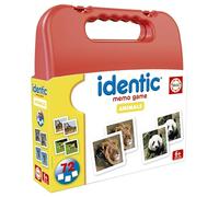 Educa Borrás – Juego de memoria educativo Identic Animals – 72 cartas, a partir de 3 años (20317)