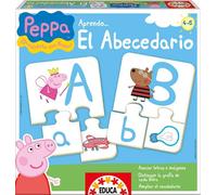 Educa - Juego de Letras Peppa Pig | Puzzle Abecedario para niños | Juego Educativo a Partir de 4 años (15652)