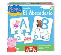 Educa - juego de letras peppa pig - puzzle abecedario para niños - ju