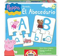 Educa - Juego de Letras Peppa Pig | Puzzle Abecedario para niños | Juego Educativo a Partir de 4 años (15652)