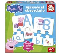 Educa - Juego de Letras Peppa Pig | Puzzle Abecedario para niños | Juego Educativo a Partir de 4 años (15652)