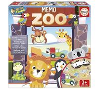 Educa - Juego de Mesa Educativo de clasificación y Memoria | Memo Zoo. 3 dinámicas distinas Donde los niños y niñas mejorarán la clasificación, observación y Memoria. A Partir de 4 años (19975)