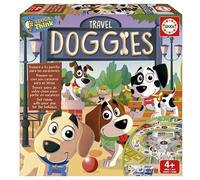 Educa - Juego de Mesa Educativo Travel Doggies | Escoge un Personaje y recorriendo el Tablero encontrarás Elementos de tu Perrito y prepáralo para Las Vacaciones. A Partir de 4 años (19974)