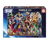 Educa Borrás - Puzzle Justice League DC Comics 500 piezas 48 x 34 cm Incluye Cola Fix