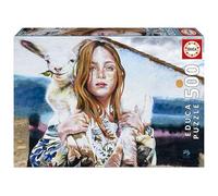 Educa - La Pastora, Lily Brick | Puzzle de 500 Piezas para Adultos. Medidas: 48 x 34 cm. Incluye Cola Fix Puzzle. A Partir de 11 años (19910)