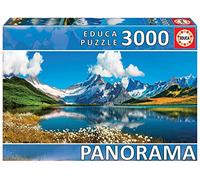 Educa - Lago Bachalpsee, Suiza, Puzzle de 3000 Piezas, Medida aproximada, 120 x 85 cm, Incluye Servicio de Pieza perdida hasta agotar existencias, A Partir de 14 años (19283)