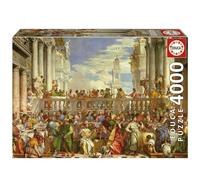 Educa - Las Bodas de Caná, Paolo Veronese | Puzzle de 4000 Piezas para Adultos. Medidas: 136 x 96 cm. Incluye Servicio de Pieza perdida hasta agotar existencias. A Partir de 14 años (19949)