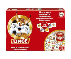 Educa - Lince 70 Imágenes | Juego de Mesa Educativo de Observación y Agudeza Visual | Memoria y Reflejos | para Toda la Familia | Regalo para Niños a Partir de 4 Años