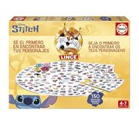 Educa - Lince Stitch 150 Imágenes | Juego de Mesa Familiar para agudizar Vista, Memoria y Reflejos Mientras te diviertes | A Partir de 4 5 años (20610)