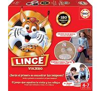 Educa - Lince Viajero | Juego de Mesa portátil para Viajes y Vacaciones | Versión compacta del Lince | Reto Visual Familiar para niños y Adultos | Diversión sin Pantallas | a partid de 4 años (16392)