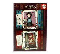 Educa - Little Red Riding Hood y Rapunzel Gorjuss Conjunto de Puzzles, Multicolor (17822)